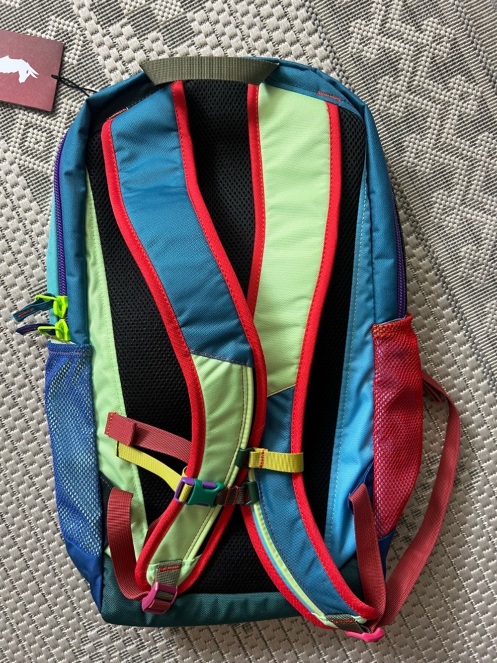 cotopaxi Teal Purple Blue Colorblock Bogota 20L Backpack NWT - Picture 3 of 4